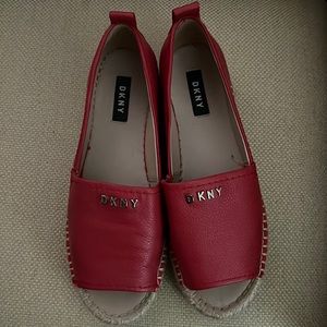 Red women DKNY shoes
